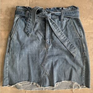 Express Extreme High Rise Denim Skirt | 6